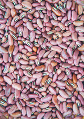 Closed up red beans show food background