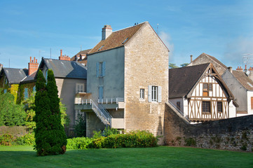 Fototapeta na wymiar building in Beaune in Burgundy, France