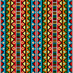 Ethnci motifs in various colors