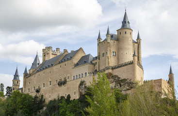 Fototapeta na wymiar Alcazar of Segovia