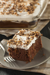 Homemade Toffee and Chocolate Cake