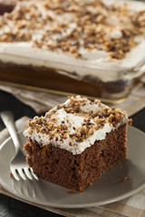 Homemade Toffee and Chocolate Cake