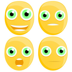 smile, vector illustration