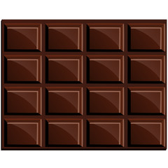 Chocolate, vector illustration