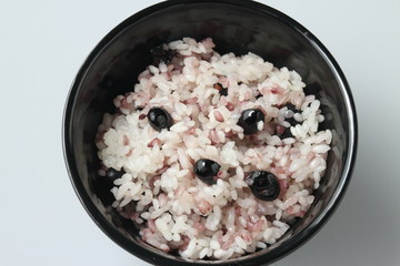 健康米の黒豆ごはん