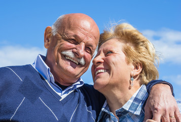 old happy couple