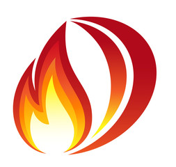 Red fire icon