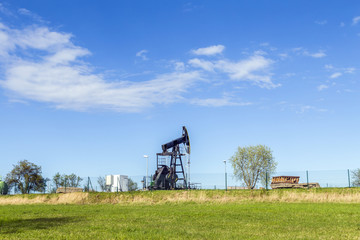 Fototapeta premium Production of mineral oil in Usedom