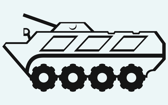 Wheeled armoured personnel carrier