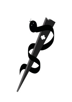 schwarzer &auml;skulapstab II