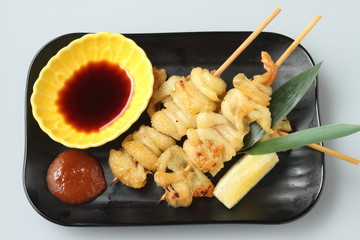 やきとりの鶏皮串