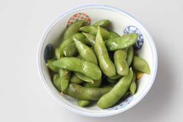 ビールのお供　枝豆