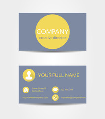 Obraz premium Double sided business card