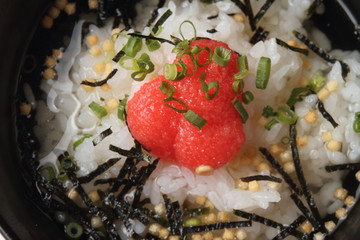 明太子のお茶漬け