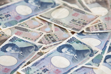 Japanese currency bank notes and coins  , Japanese Yen