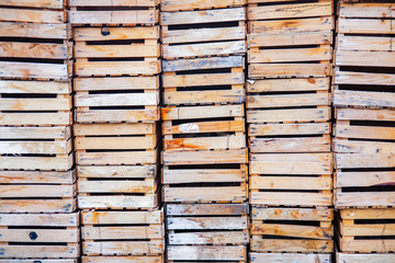 Old wood boxes, Morocco