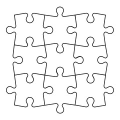 Obraz premium Puzzle design