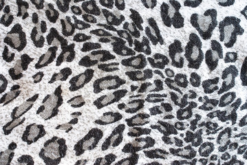 leopard prints on fine silk