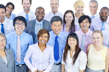 Large Group of Business People