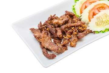 Fried pork thai style