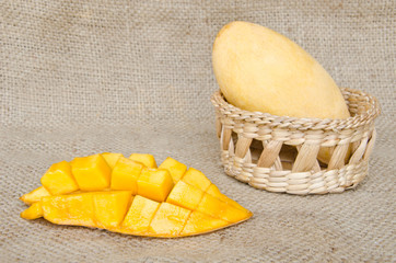 Ripe mangos