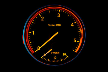 Diesel car tachometer