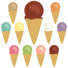 Ice cream cones