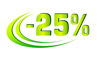 Rabatt - 2 - 25%