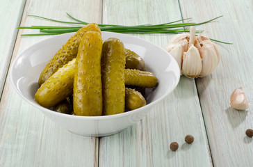 pickled cucumbers