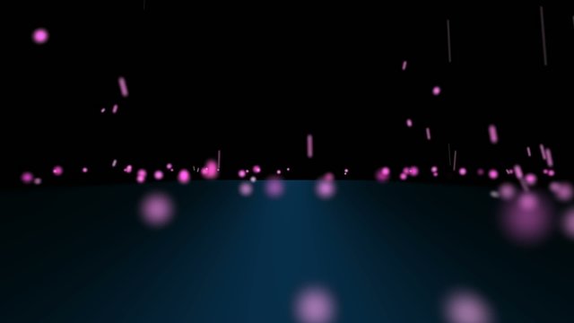 pink ball particles