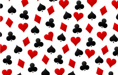 Vector casino cards background