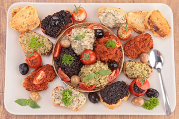 assorted tapas