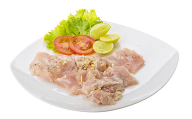 Swordfish carpaccio