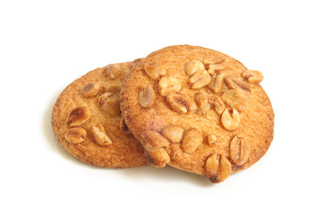 Sugar cookies with peanuts