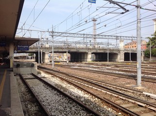 Fototapeta na wymiar central station Bologna