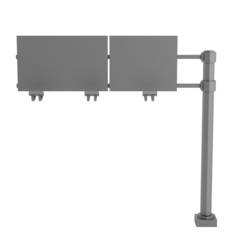 Obraz premium realistic 3d render of traffic sign