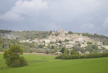 Simiane-la-Rotonde , Haute-Provence -France.