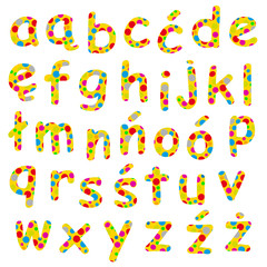 Polish alphabet © maria treter