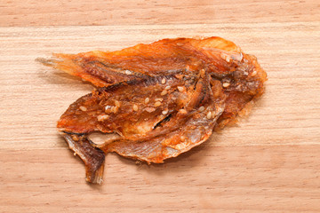 Dry fish.