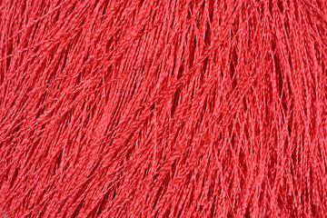 Red threads close-us
