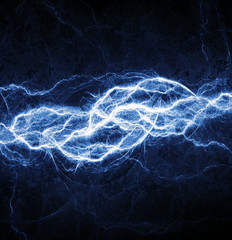 Blue fantasy lightning