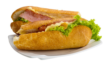 Ham and cheese sandwich