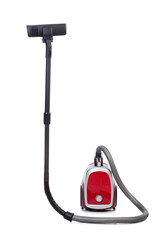 Vacuum cleaner isolated on the white background