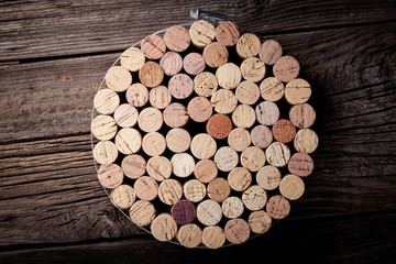 Diy homemade cork protector from hot pots