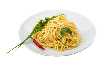 Pasta with four cheeses
