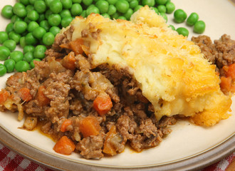 Shepherds Pie with Peas