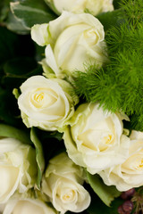 cover di rose bianche