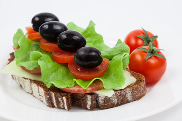 Open sandwich