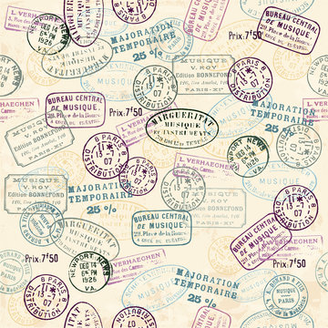 Vintage Stamp pattern