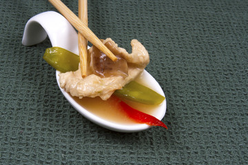 Bite of Asian Chicken Soup